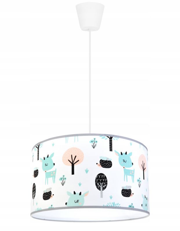 Lampa sufitowa wisząca Light Home LH Bambi dziecięca 1x E27 60W 35cm niebieska 1szt.