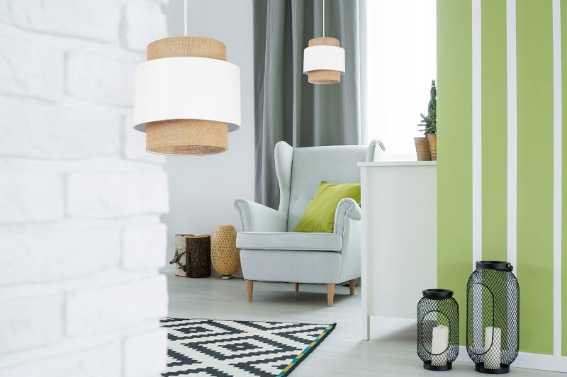 Lampa sufitowa wisząca Light Home LH Boho 1x E27 60W juta biały 1szt.
