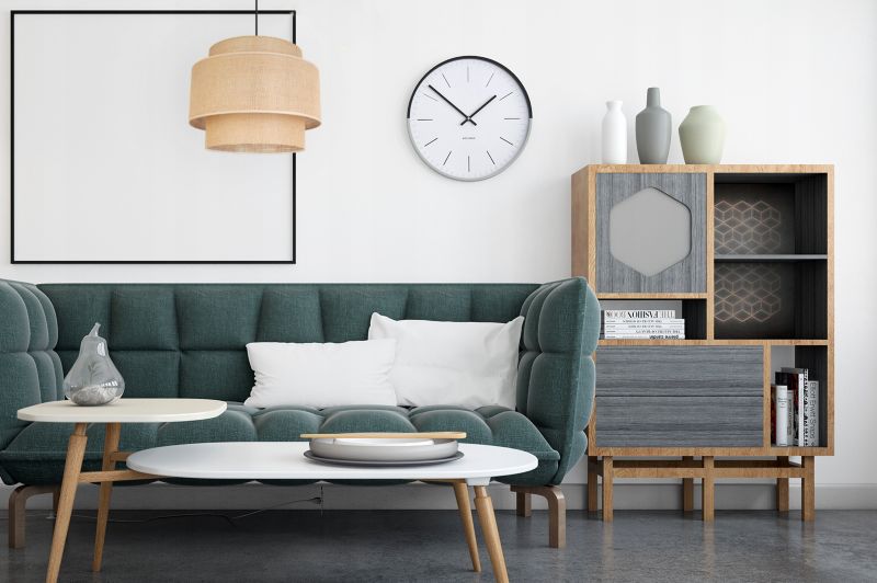 Lampa sufitowa wisząca Light Home LH Boho 1x E27 60W klosz 35cm beżowyczarny 1szt.