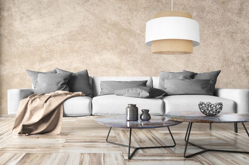 Lampa sufitowa wisząca Light Home LH Boho 1x E27 60W klosz 40cm biały/biały 1szt.
