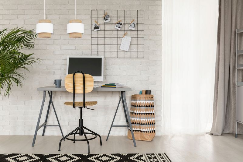 Lampa sufitowa wisząca Light Home LH Boho 2x E27 60W abażur juta biały 1szt.
