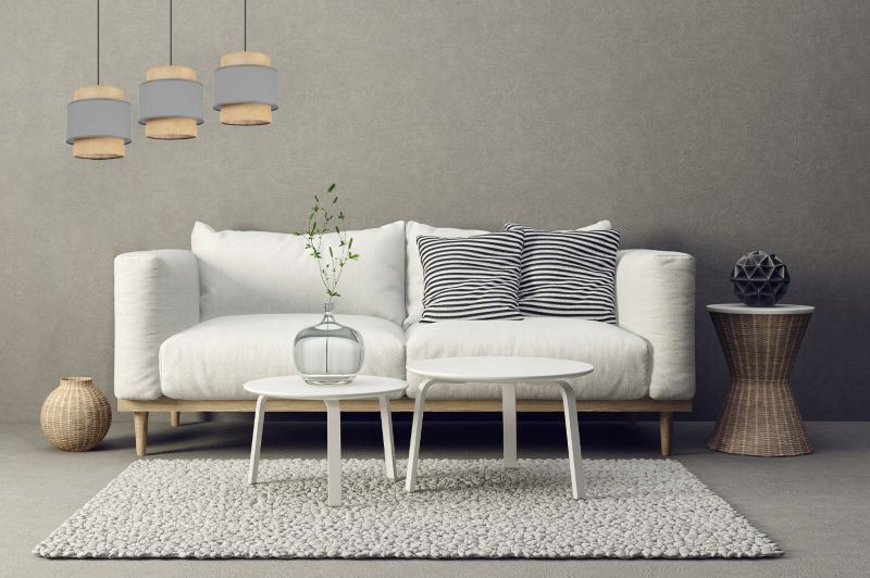 Lampa sufitowa wisząca Light Home LH Boho Juta 3x E27 60W szary 1szt.