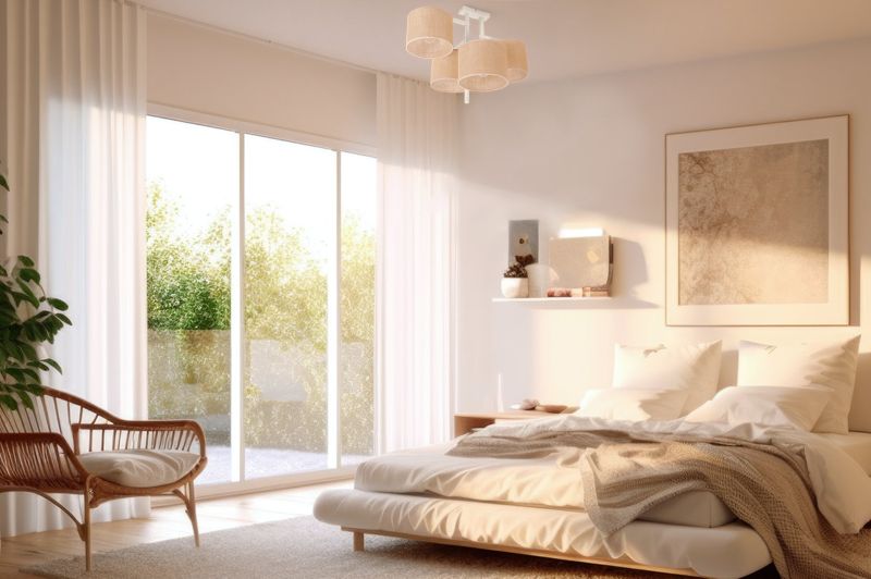 Lampa sufitowa wisząca Light Home LH Boho Juta 4x E14 60W biały 1szt.