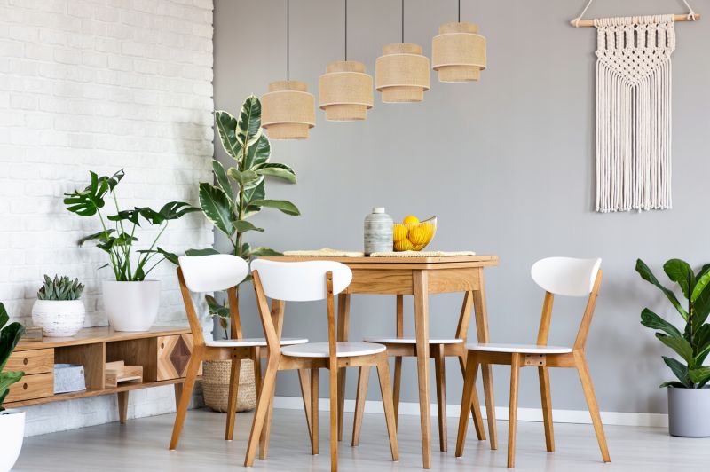 Lampa sufitowa wisząca Light Home LH Boho Juta 4x E27 60W naturalny 1szt.