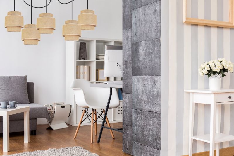 Lampa sufitowa wisząca Light Home LH Boho Juta Pająk 5x E27 60W naturalny/czarny 1szt.