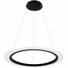 Lampa sufitowa wisząca Light Home LH Cosmo LED 24W LED 4000K 1680lm czarny 1szt.