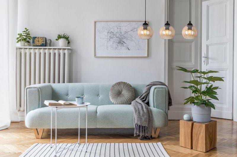 Lampa sufitowa wisząca Light Home LH Costa 3x E27 60W czarny/miodowy 1szt.