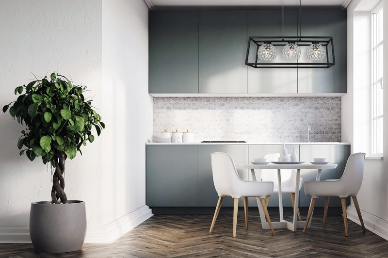 Lampa sufitowa wisząca Light Home LH Crystal Cage 3x E27 60W kryształki czarny/srebrny 1szt.