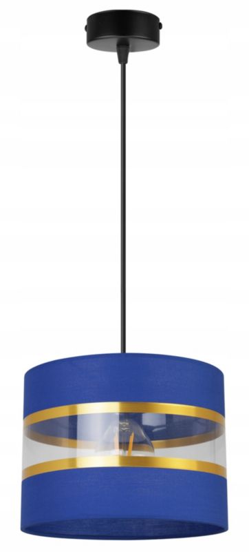 Lampa sufitowa wisząca Light Home LH Elegance Gold 1x E27 60W granatowy/czarny 1szt.