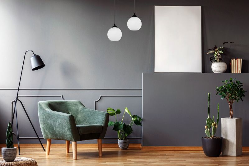 Lampa sufitowa wisząca Light Home LH Eliza 2x E27 60W czarny/biały 1szt.