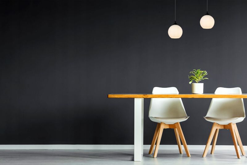 Lampa sufitowa wisząca Light Home LH Eliza 2x E27 60W czarny/biały 1szt.