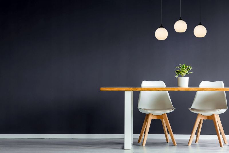 Lampa sufitowa wisząca Light Home LH Eliza 3x E27 60W czarny/biały 1szt.