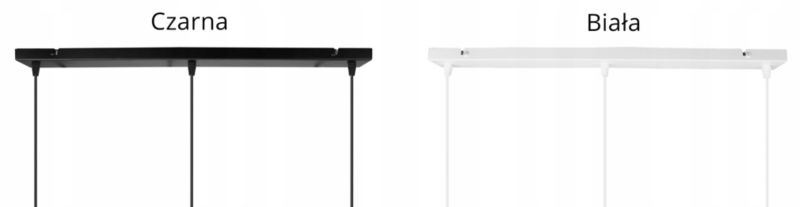 Lampa sufitowa wisząca Light Home LH Eliza 4x E27 60W czarny/biały 1szt.