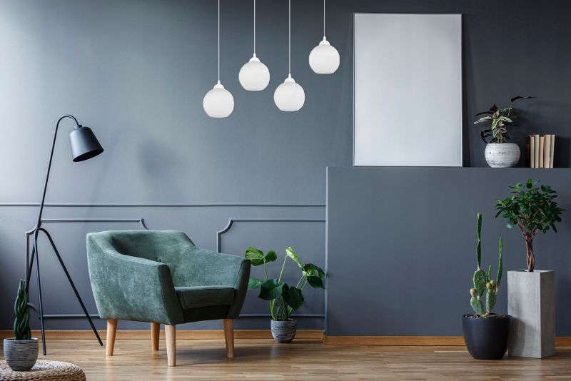 Lampa sufitowa wisząca Light Home LH Eliza 4x E27 60W czarny/biały 1szt.