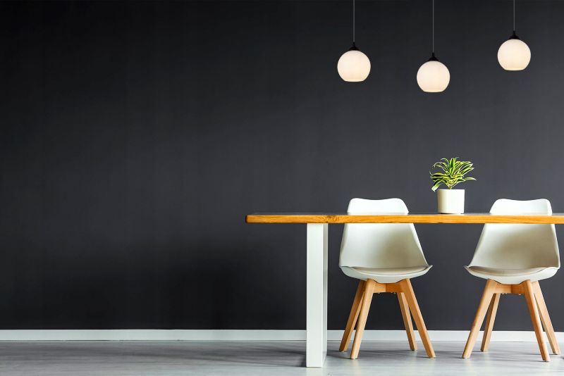 Lampa sufitowa wisząca Light Home LH Eliza metalowa 1x E27 60W czarny/biały 1szt.