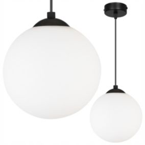 Lampa sufitowa wisząca Light Home LH Florence 1x E27 60W czarny/biały 18cm 1szt.