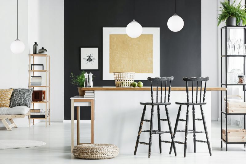 Lampa sufitowa wisząca Light Home LH Florence 1x E27 60W czarny/srebrny 18cm 1szt.