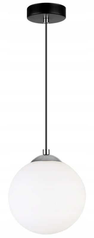 Lampa sufitowa wisząca Light Home LH Florence 1x E27 60W czarny/srebrny 18cm 1szt.