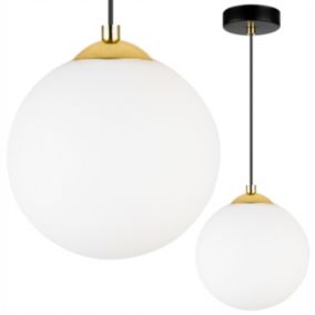 Lampa sufitowa wisząca Light Home LH Florence 1x E27 60W czarny/złoty 18cm 1szt.