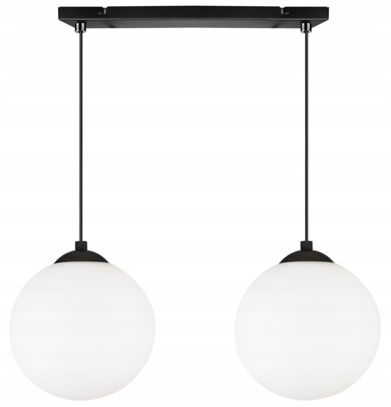 Lampa sufitowa wisząca Light Home LH Florence 2x E27 60W czarny 18cm 1szt.