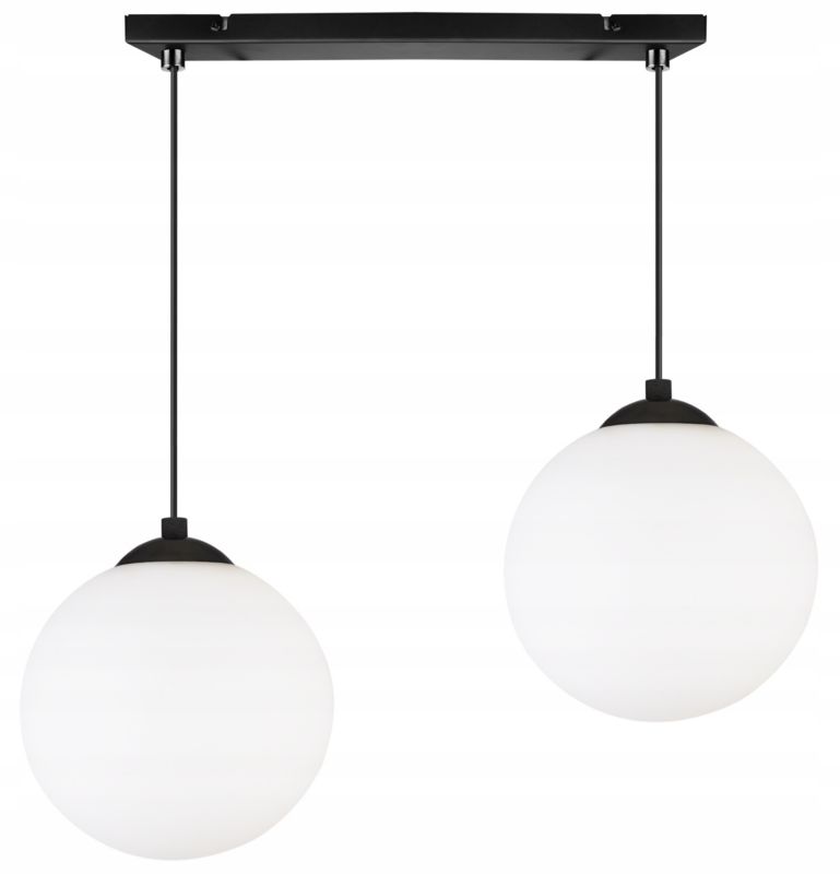 Lampa sufitowa wisząca Light Home LH Florence 2x E27 60W czarny 18cm 1szt.