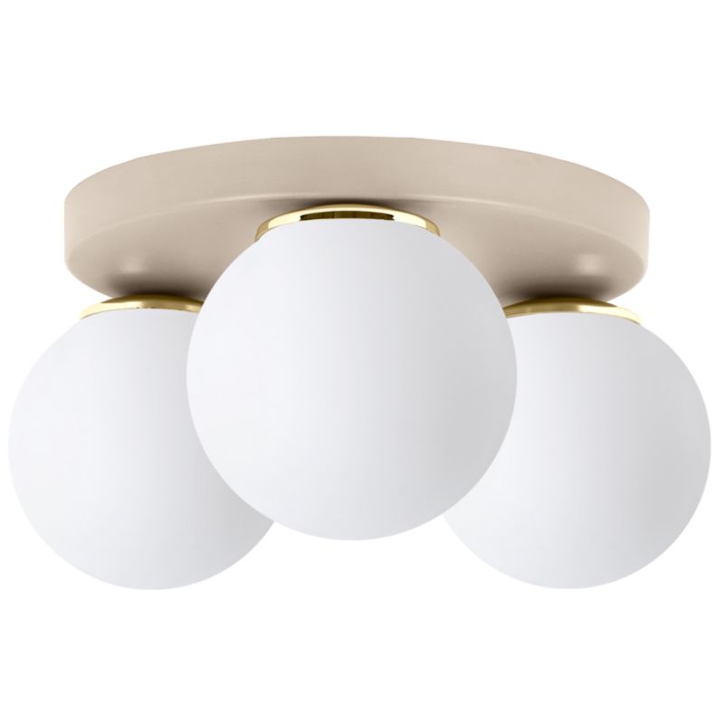 Lampa sufitowa wisząca Light Home LH Florence 3x E14 kaszmirowy/złoty/biały 1szt,