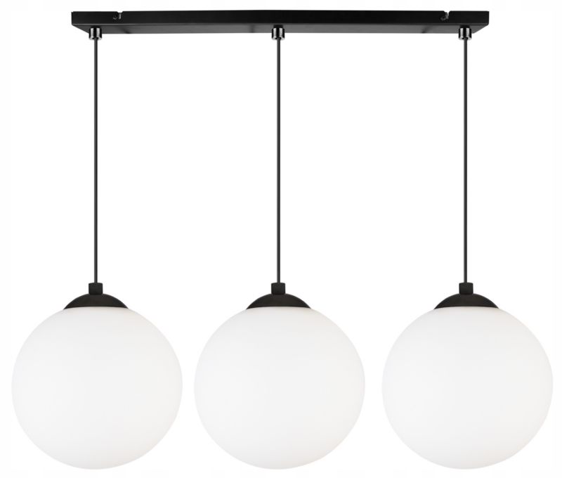 Lampa sufitowa wisząca Light Home LH Florence 3x E27 60W czarny 18cm 1szt.