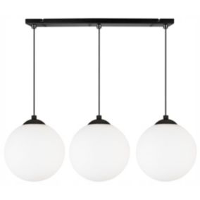 Lampa sufitowa wisząca Light Home LH Florence 3x E27 60W czarny 18cm 1szt.