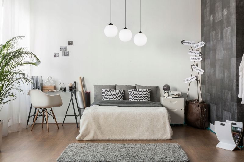 Lampa sufitowa wisząca Light Home LH Florence 3x E27 60W czarny 18cm 1szt.