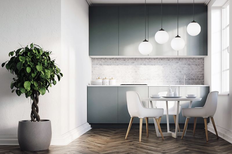 Lampa sufitowa wisząca Light Home LH Florence 4x E27 60W czarny/biały 15cm 1szt.