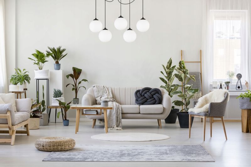 Lampa sufitowa wisząca Light Home LH Florence Pająk 5x E27 60W czarny/biały 15cm 1szt.