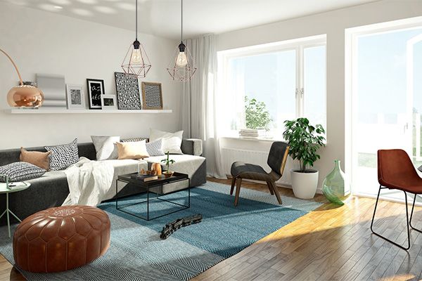 Lampa sufitowa wisząca Light Home LH Fusion 2x E27 60W klosz metal diament miedziany 1szt.