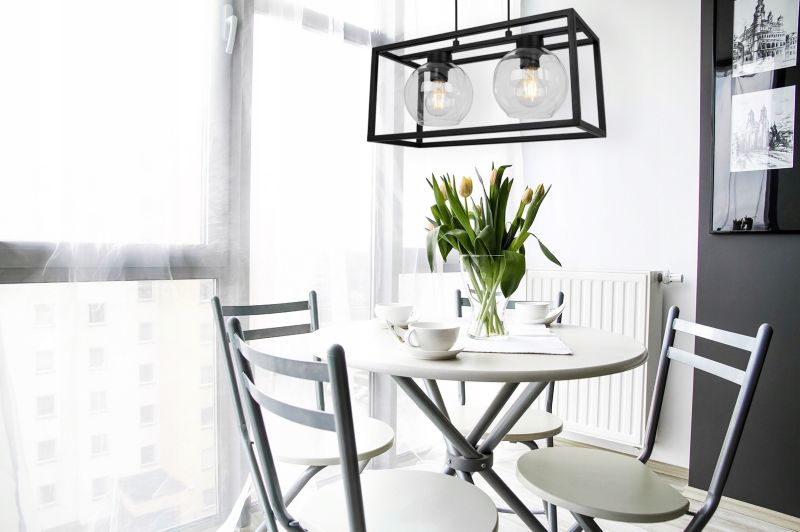 Lampa sufitowa wisząca Light Home LH Haga Cage 2x E27 60W szkło bezbarwny 1szt.
