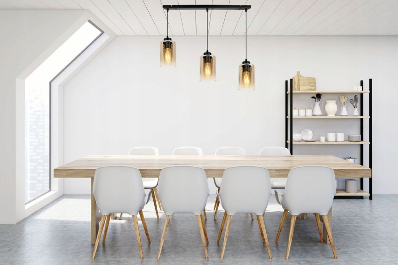 Lampa sufitowa wisząca Light Home LH Hella 3x E27 60W miodowy 1szt.