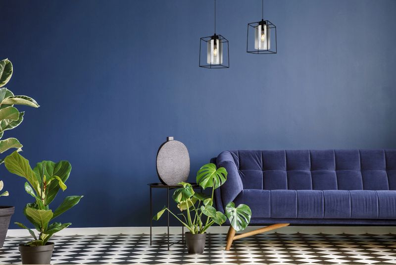Lampa sufitowa wisząca Light Home LH Hella Cage 1x E27 60W szkło grafit 1szt.