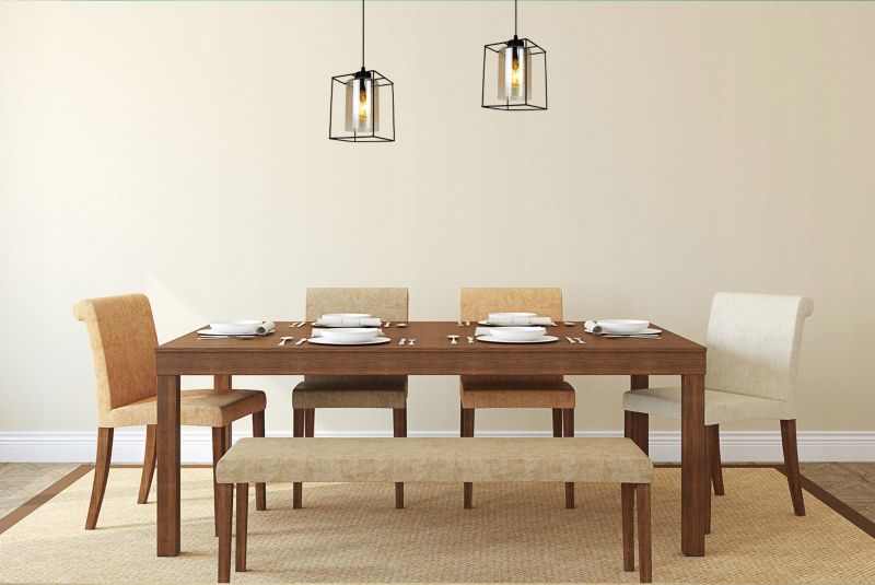 Lampa sufitowa wisząca Light Home LH Hella Cage 1x E27 60W szkło miodowy 1szt.