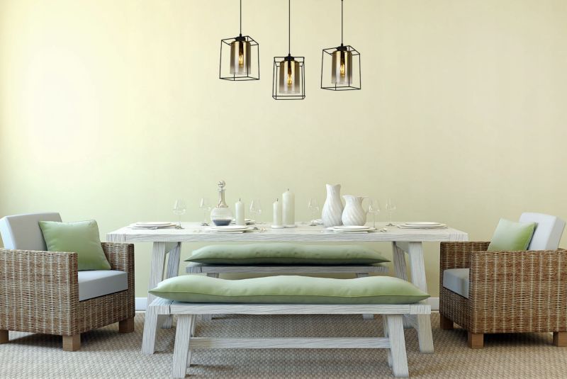Lampa sufitowa wisząca Light Home LH Hella Cage 1x E27 60W szkło złoty 1szt.