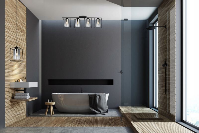 Lampa sufitowa wisząca Light Home LH Hella Cage 4x E27 60W szkło grafitowy 1szt.