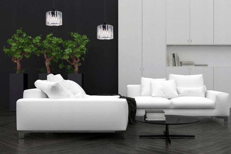 Lampa sufitowa wisząca Light Home LH Holdi 1x E27 60W klosz bezbarwne szkło 15cm 1szt.