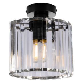 Lampa sufitowa wisząca Light Home LH Holdi 1x E27 60W klosz szkło 1szt.