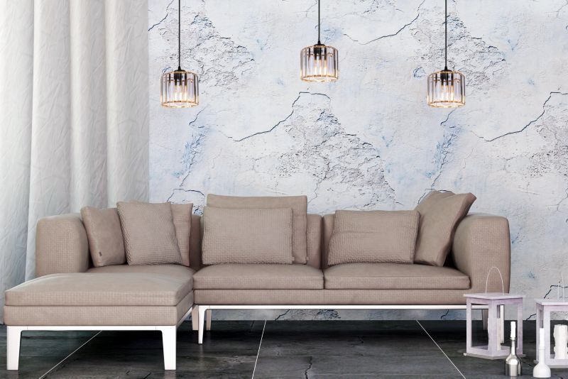 Lampa sufitowa wisząca Light Home LH Holdi 1x E27 60W klosz złoty szkło 1szt.