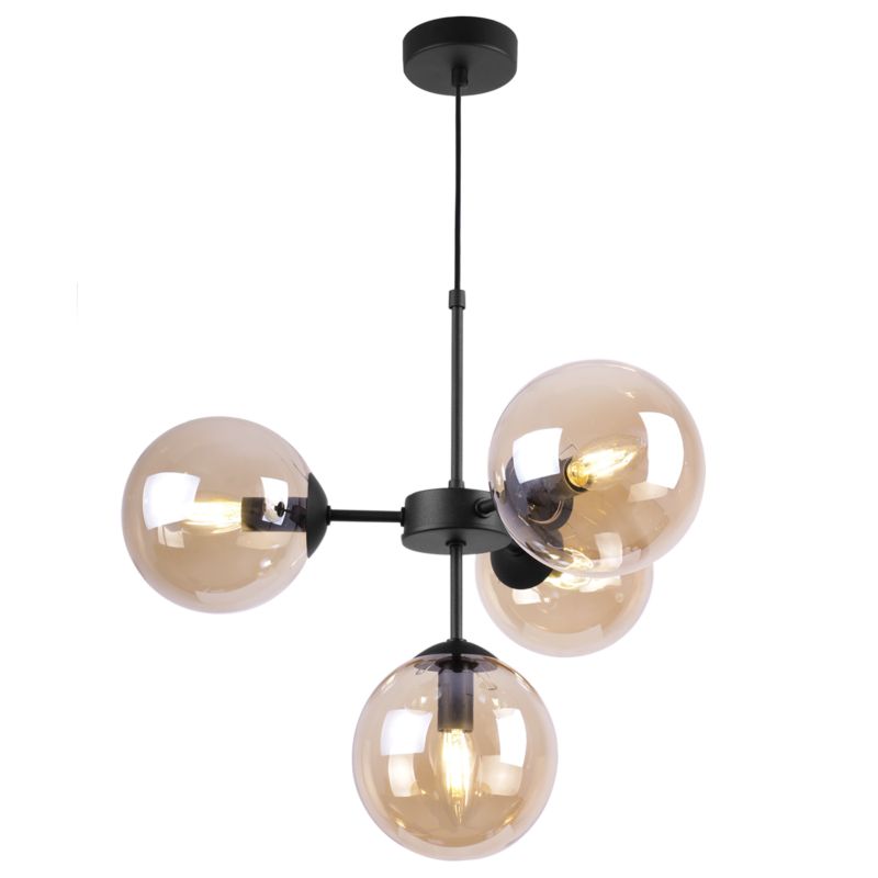 Lampa sufitowa wisząca Light Home LH Imperia 4x E14 60W miodowy 1szt.