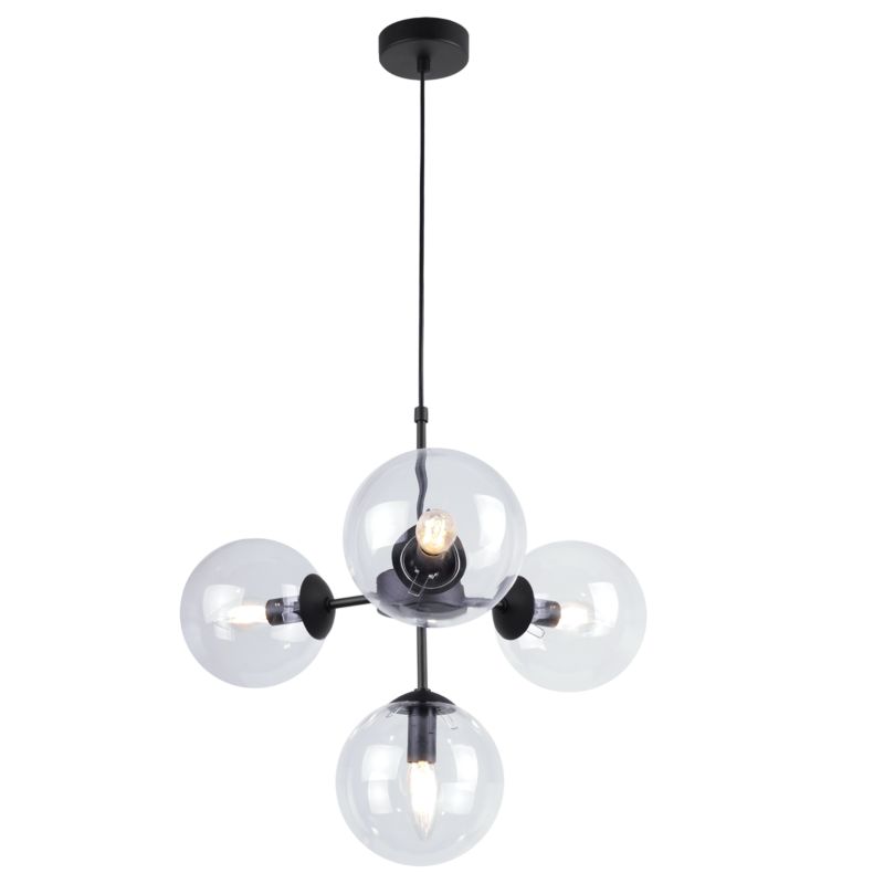 Lampa sufitowa wisząca Light Home LH Imperia 4x E14 60W transparentny 1szt.