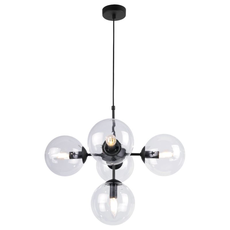 Lampa sufitowa wisząca Light Home LH Imperia 5x E14 60W transparentny 1szt.