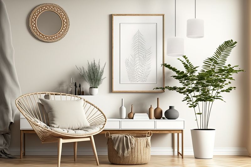 Lampa sufitowa wisząca Light Home LH Juta 1x E27 60W biały klosz 15cm podstawa czarna 1szt.