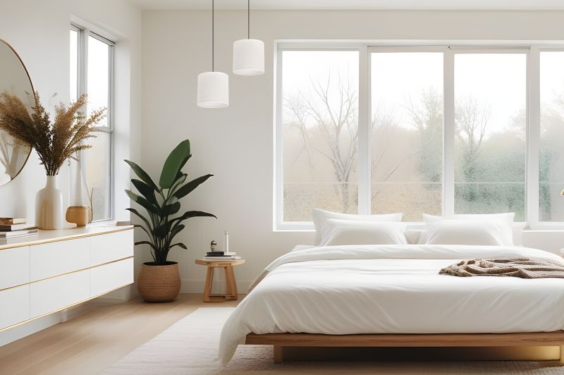 Lampa sufitowa wisząca Light Home LH Juta 1x E27 60W biały klosz 15cm podstawa czarna 1szt.
