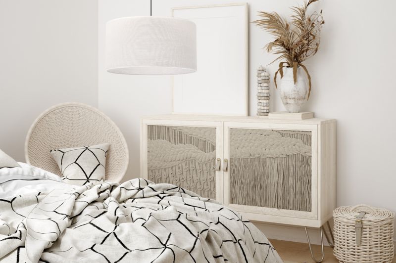 Lampa sufitowa wisząca Light Home LH Juta 1x E27 60W biały klosz 45cm podstawa czarna 1szt.
