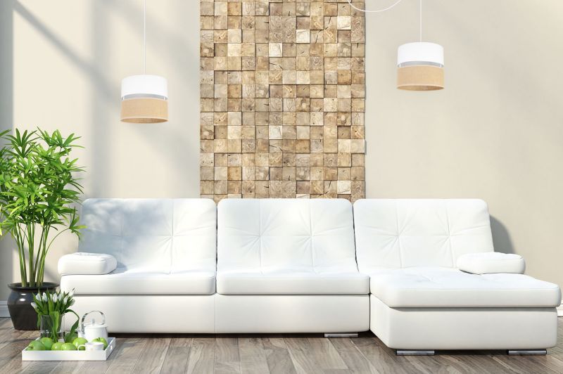Lampa sufitowa wisząca Light Home LH Juta Pająk 2x E27 60W abażur 20cm tkanina biały 1szt.