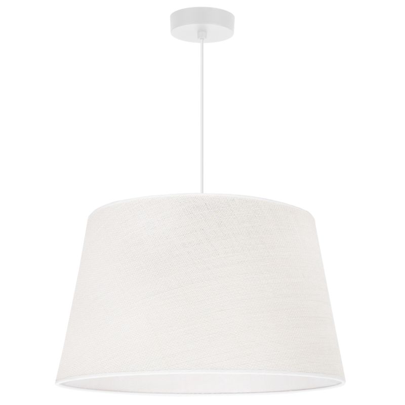 Lampa sufitowa wisząca Light Home LH Juta Stożek 1x E27 60W biały 1szt.