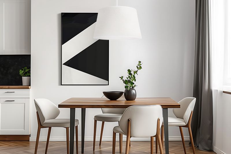 Lampa sufitowa wisząca Light Home LH Juta Stożek 1x E27 60W biały 1szt.